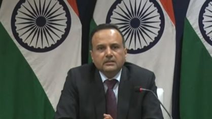 Anurag Srivastava, porta-voz do Ministério das Relações Exteriores da Índia